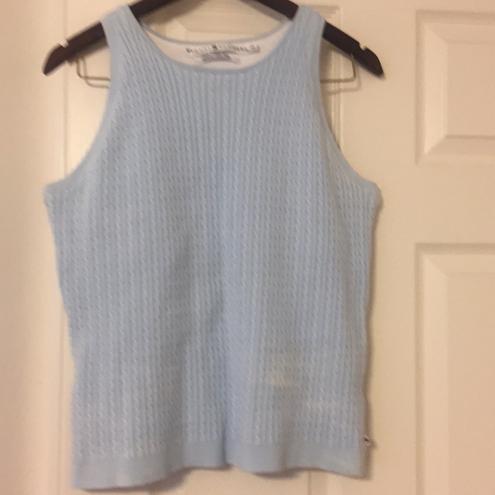 Cabled sweater top